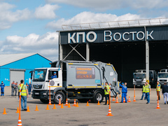 В Подмосковье определен лучший водитель спецтехники по вывозу отходов